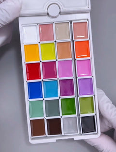 Painting Gel Crisania Neri, 24 couleurs, 48 g