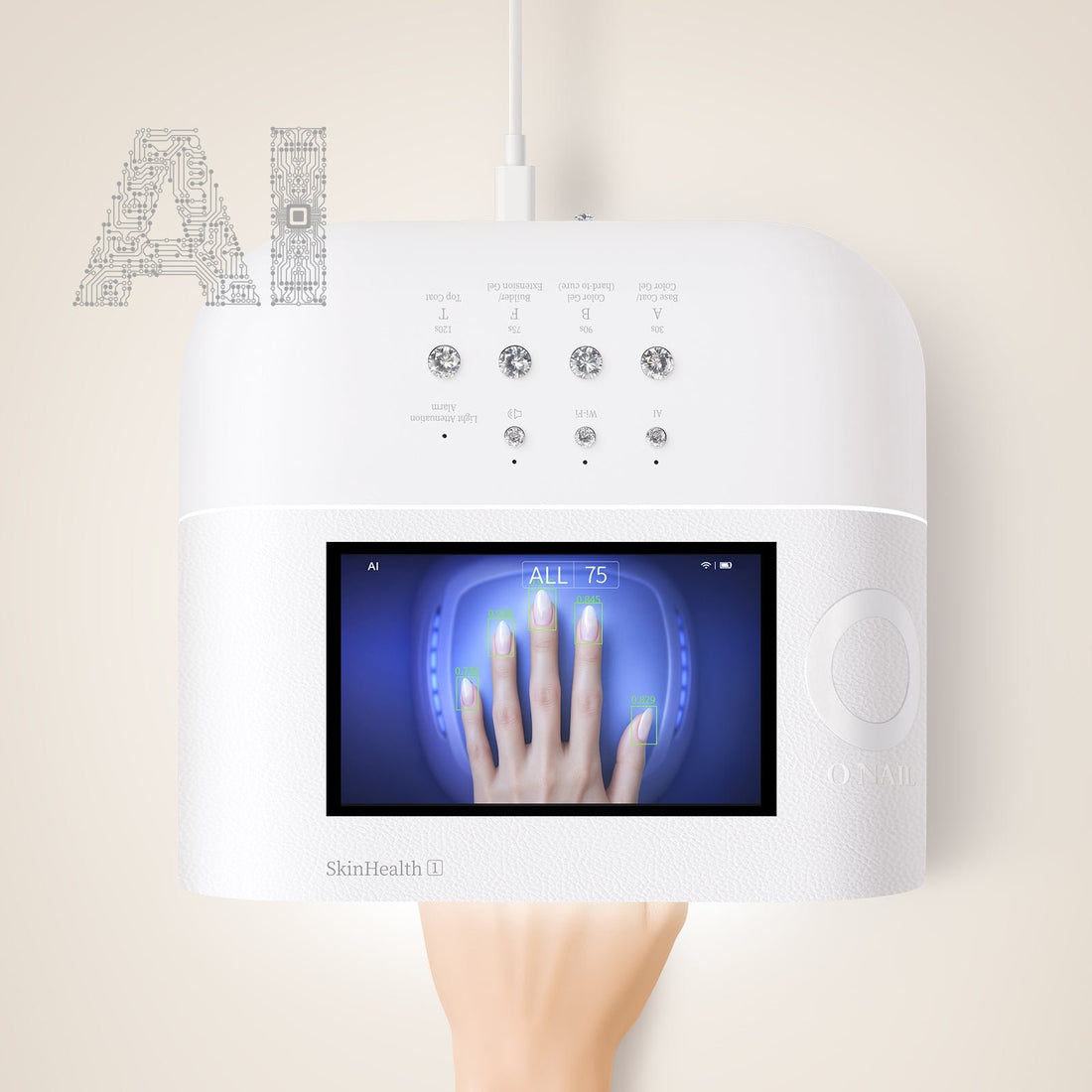 Lampe UV/LED à ongles IA SKIN HEALTH N°1 avec fil