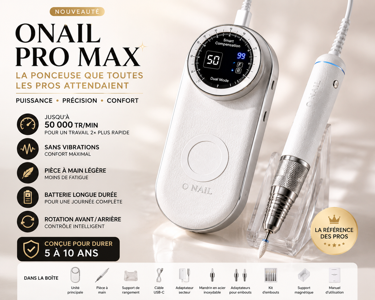 ONAIL Pro Max — Ponceuse professionnelle
